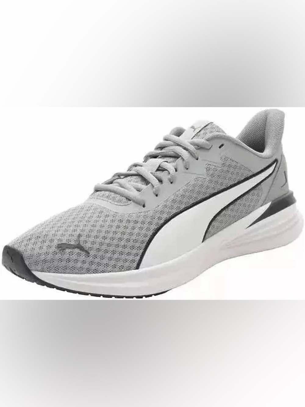 ❤️Puma Men's Light Gray Mesh Lace-Up Sneakers Athletic Shoe New size 13 - Picture 9 of 12